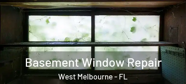  Basement Window Repair West Melbourne - FL
