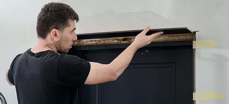 Wood Door Hole Repair in West Melbourne, FL