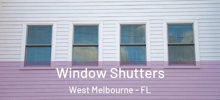  Window Shutters West Melbourne - FL